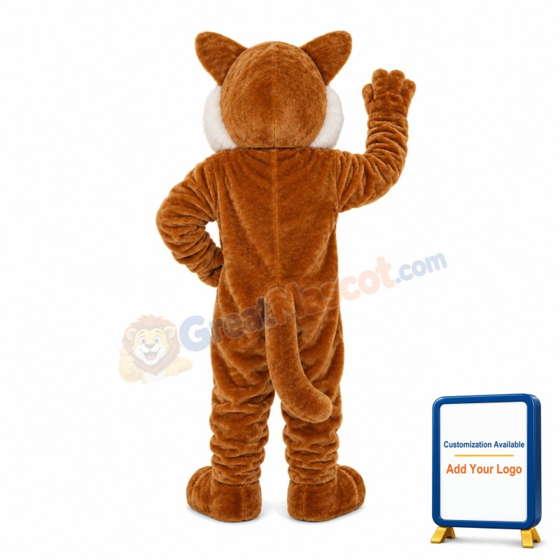 Jolly Greeting Tiger Mascot Costume