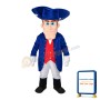 Gentleman With Big Chin Mascot Costume