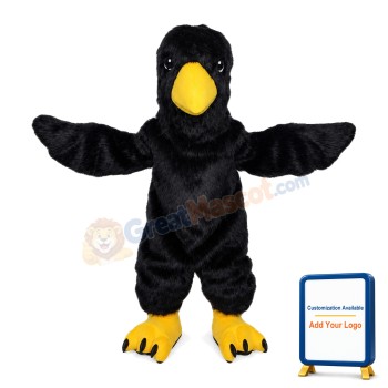 Whole Black Crow Mascot Costume