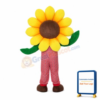 Bright Sunflower Mascot Costume