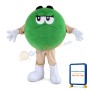 Green Chocolate Bean Mascot Costume