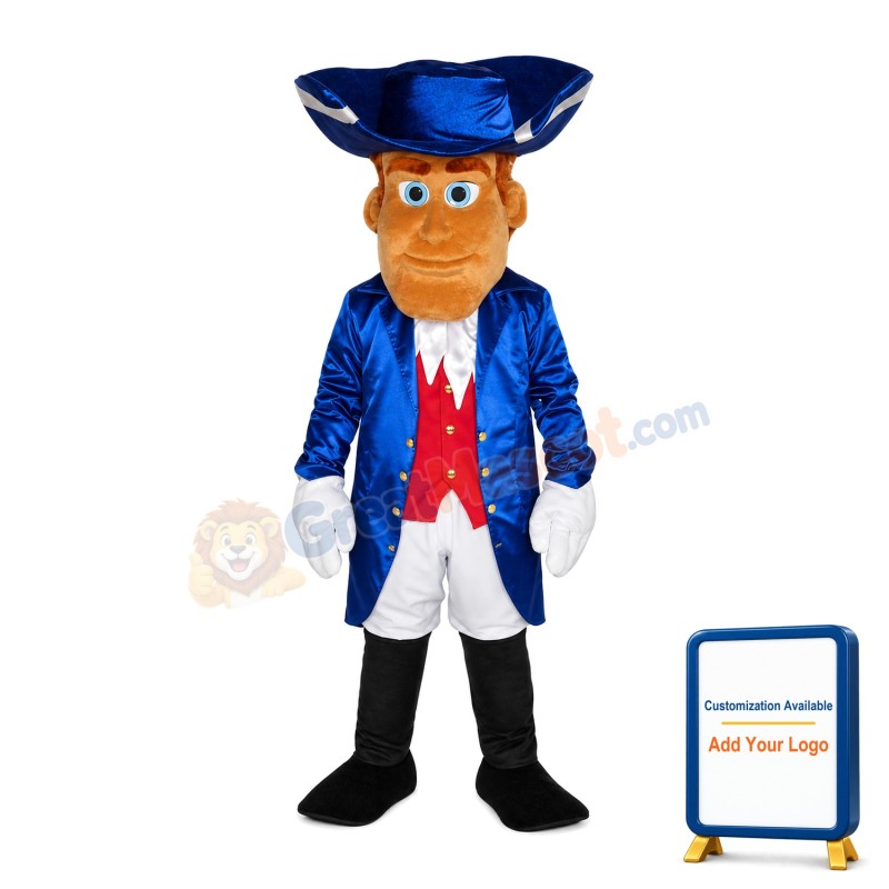 Medieval Black Gentleman Mascot Costume