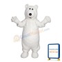 Delighted Polar Bear Mascot Costume