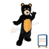 Brown Eyes Bear Mascot Costume