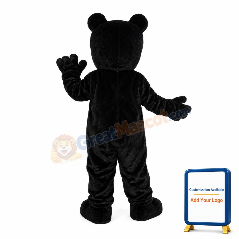 Brown Eyes Bear Mascot Costume