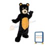 Brown Eyes Bear Mascot Costume