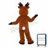 Convivial Fawn With Blue Eyes Mascot Costume