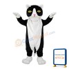 Black & White Cat Mascot Costume