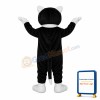 Black & White Cat Mascot Costume