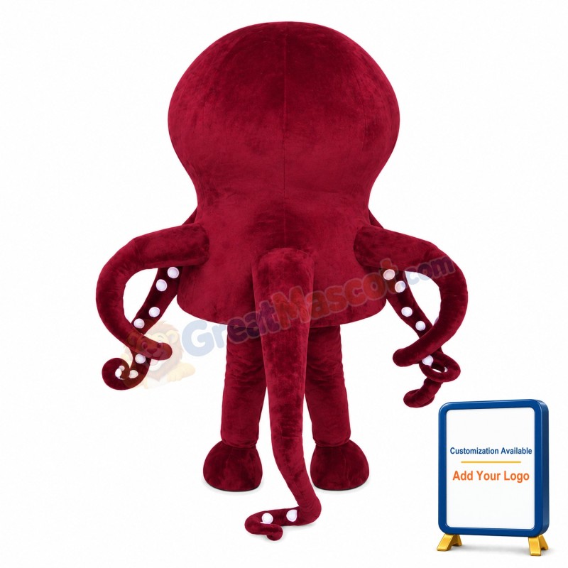 Green Eyes Octopus Mascot Costume