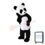 Panda Holding Face Mascot Costume