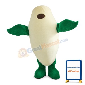 Yellow Cantaloupe Mascot Costume
