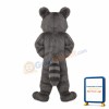 Drowsy Grey Bear Mascot Costume
