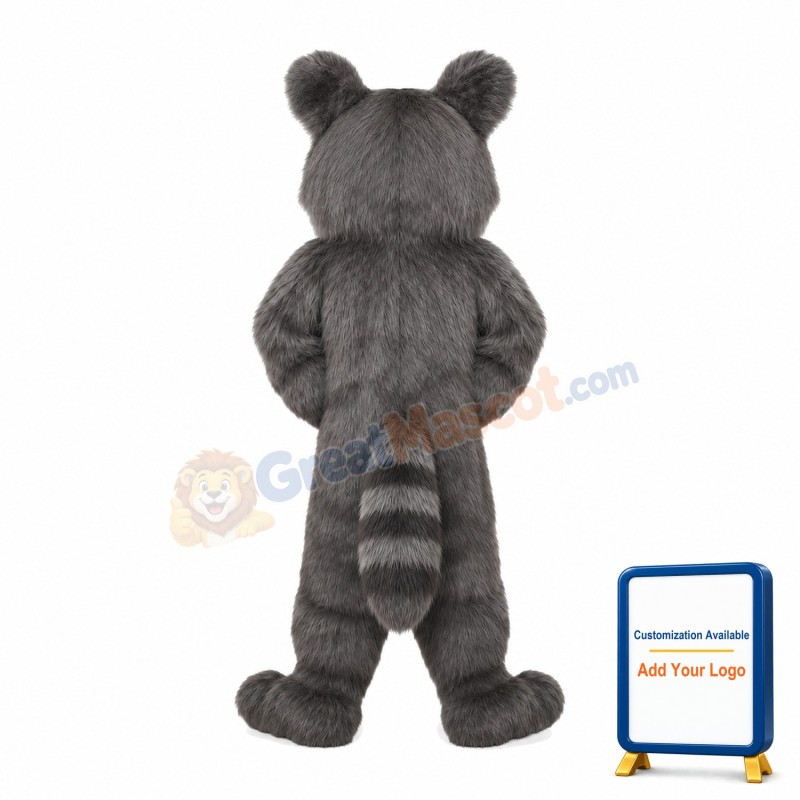 Drowsy Grey Bear Mascot Costume