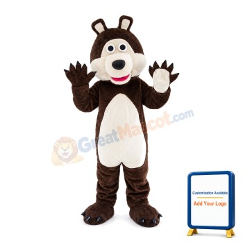 Naive Cute Bear Mascot Costume