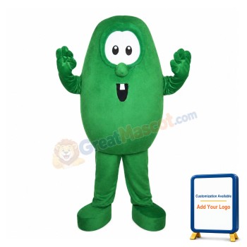 Cartoon Green Pea Mascot Costume