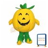 Smiley Yellow Pumpkin Mascot Costume