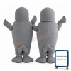 Performing Grey Seal Mascot Costume