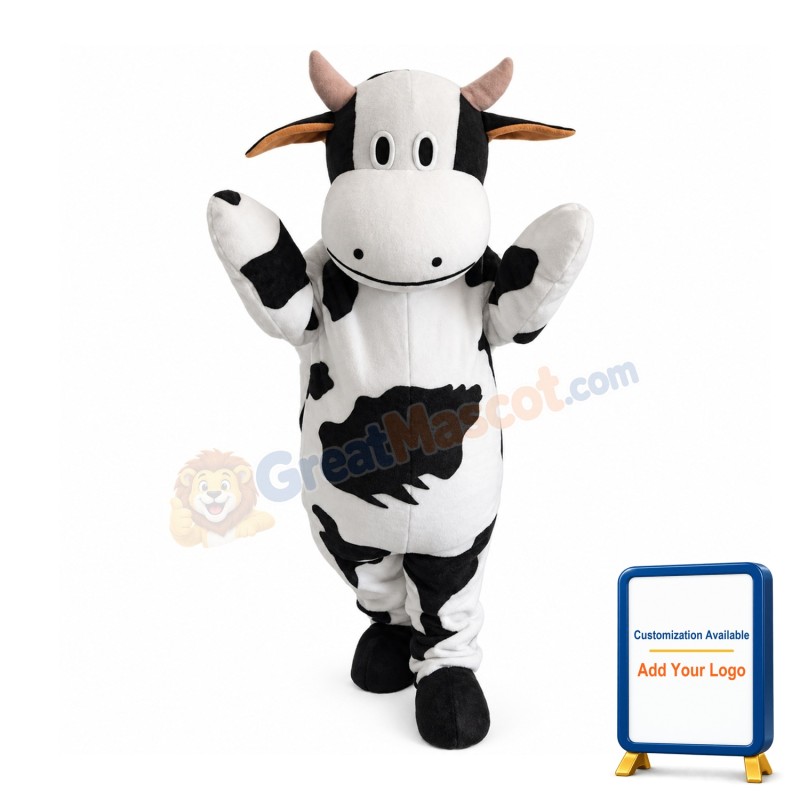 Prolific Cow Mascot Costume