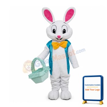 Festive Easter Bunny Mascot Costume
