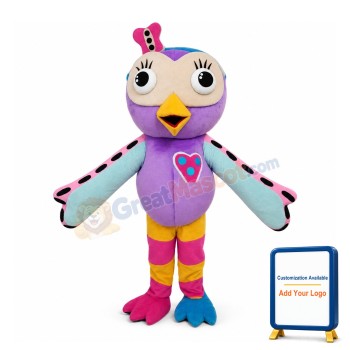 Colorful Small Bird Mascot Costume