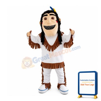 Powerful Tribal Man Mascot Costume