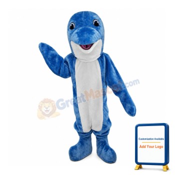 Cute Dolphin Mascot Costume