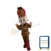 Long Eyes Man Wearing Red Boots Mascot Costume