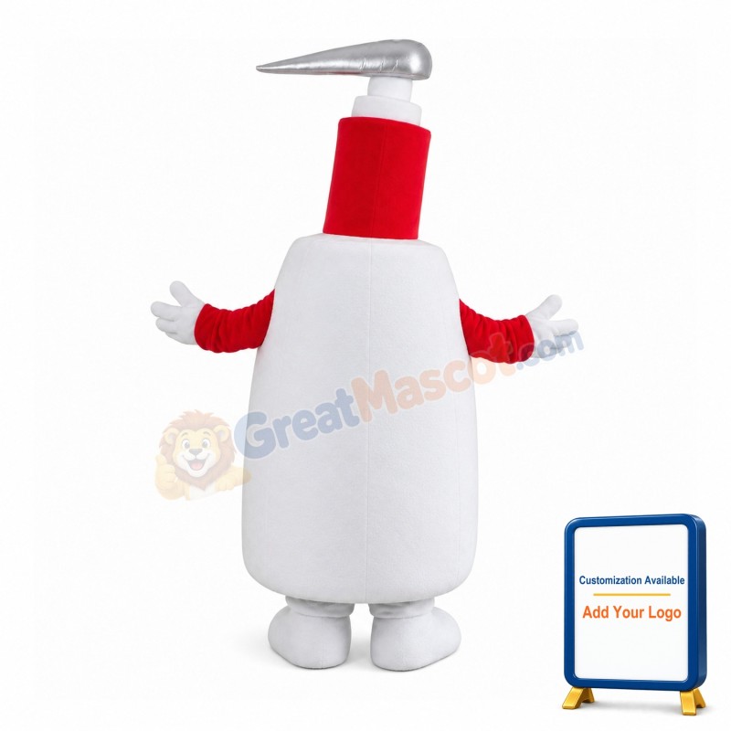 Cartoon Shower Gel Press Bottle Mascot Costume