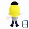 Rotatable Light Bulb Mascot Costume
