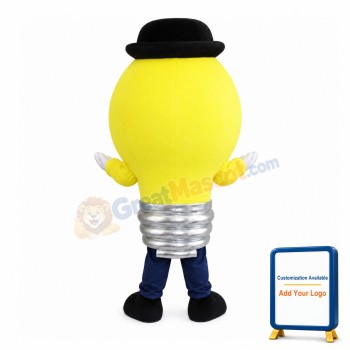Rotatable Light Bulb Mascot Costume