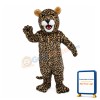 Brown-eared Leopard Mascot Costume
