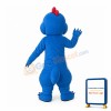 Likable Blue Dragon Mascot Costume