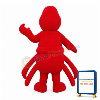 Fatty Red Big Octopus Mascot Costume