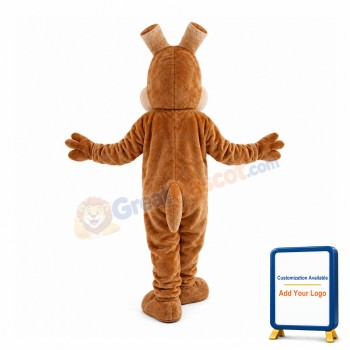 Docile Old Wolf Mascot Costume