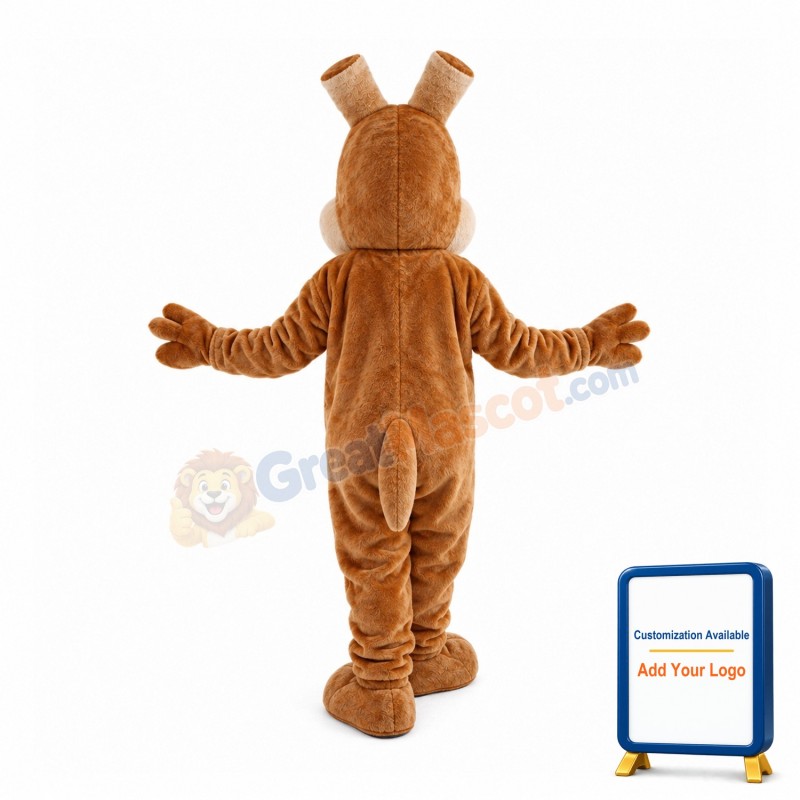 Docile Old Wolf Mascot Costume