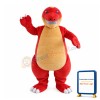 Huge Orange & Yellow Dinosaur Mascot Costume