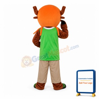 Reindeer Chopper With Pirate Hat Mascot Costume