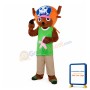 Reindeer Chopper With Pirate Hat Mascot Costume