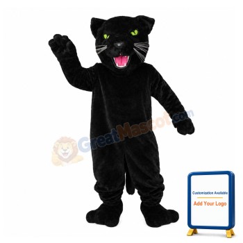 Quick Agile Black Panther Mascot Costume