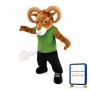 Serious Bighorn Sheep Mascot Costume