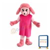 Pink Bear Wearing Windshield Mascot Costume