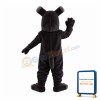 Manic Black Dog Mascot Costume