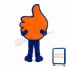 Orange Like Sign Mascot Costume