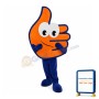 Orange Like Sign Mascot Costume