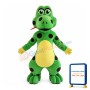 Cartoon Green Snake With Feet Mascot Costume