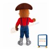 Old Captain With Brown Beard Mascot Costume