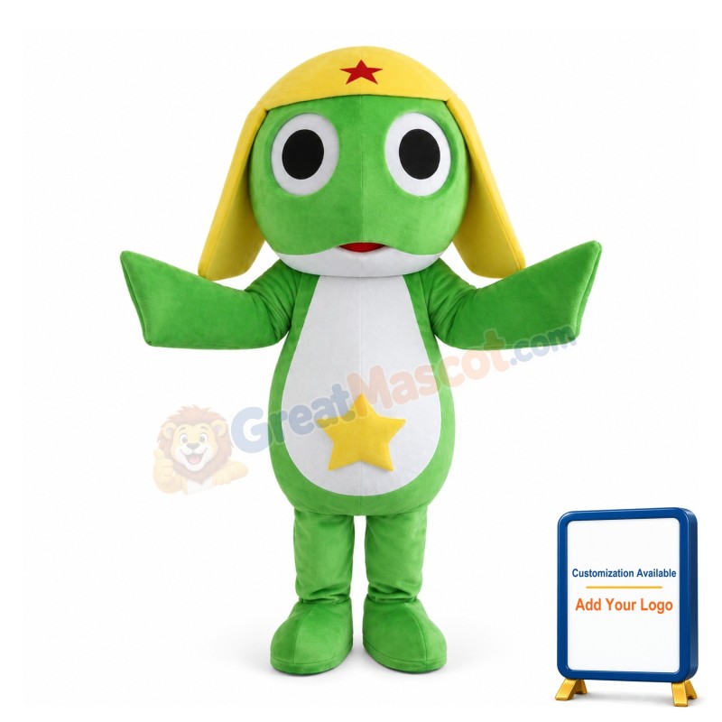 Baby Frog With Star On Belly Mascot Costume