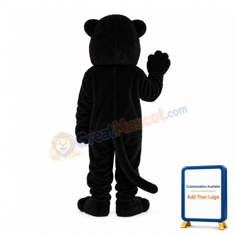 Affable Black Beaver Mascot Costume