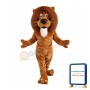 Muscular Male Lion Mascot Costume